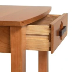 Berkeley 1-Drawer Open Shelf Solid Wood Nightstand -VERMONT WOODS Berkeley Cherry 1 Drawer Open Shelf Nightstand 3