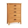 Copeland Berkeley 5-Drawer Chest - Handcrafted Solid Wood Storage 1 Copeland Berkeley 5-Drawer Chest - Handcrafted Solid Wood Storage -VERMONT WOODS Berkeley Cherry 5 Drawer Chest