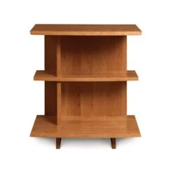 Berkeley Solid Cherry Open Shelf Nightstand - Left Hand Side -VERMONT WOODS Berkeley Cherry Open Shelf Nightstand Autumn Cherry