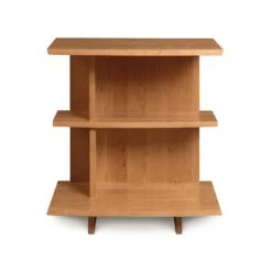 Berkeley Solid Cherry Open Shelf Nightstand - Left Hand Side