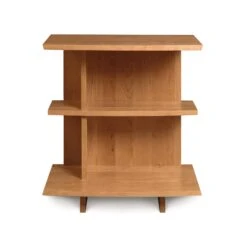 Berkeley Solid Cherry Open Shelf Nightstand - Left Hand Side -VERMONT WOODS Berkeley Cherry Open Shelf Nightstand Natural Cherry