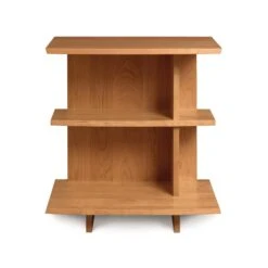 Berkeley Open Shelf Nightstand - Right Side | Solid Cherry Wood