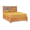 Copeland Berkeley Cherry Wood Storage Platform Bed -VERMONT WOODS Berkeley Cherry Storage Bed