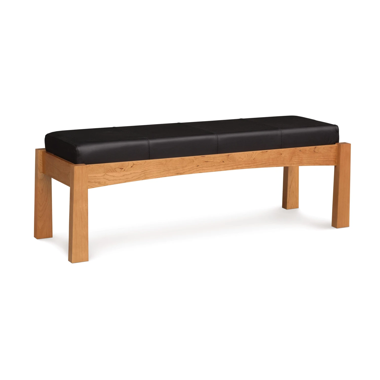Copeland Berkeley Upholstered Solid Cherry Wood Bench 3 Copeland Berkeley Upholstered Solid Cherry Wood Bench