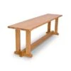 Modern Solid Wood Trestle Dining Bench | Handmade & Customizable 2 Modern Solid Wood Trestle Dining Bench | Handmade & Customizable -VERMONT WOODS Boston Trestle Bench