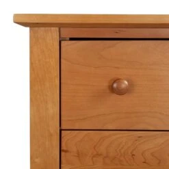 Vermont Handmade Bow Front 6-Drawer Dresser - Natural Solid Wood -VERMONT WOODS Bow Front 6 Drawer Dresser 4