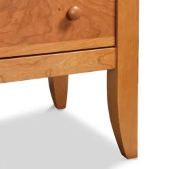 Vermont Handmade Bow Front 6-Drawer Dresser - Natural Solid Wood -VERMONT WOODS Bow Front 6 Drawer Dresser 6