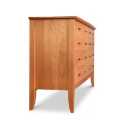 Handcrafted Bow Front 8-Drawer Dresser in Sustainable Solid Wood -VERMONT WOODS Bow Front 8 Drawer Dresser 2