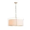 Hubbardton Forge Bow Pendant: Timeless Handcrafted Drum Lighting -VERMONT WOODS Bow Pendant