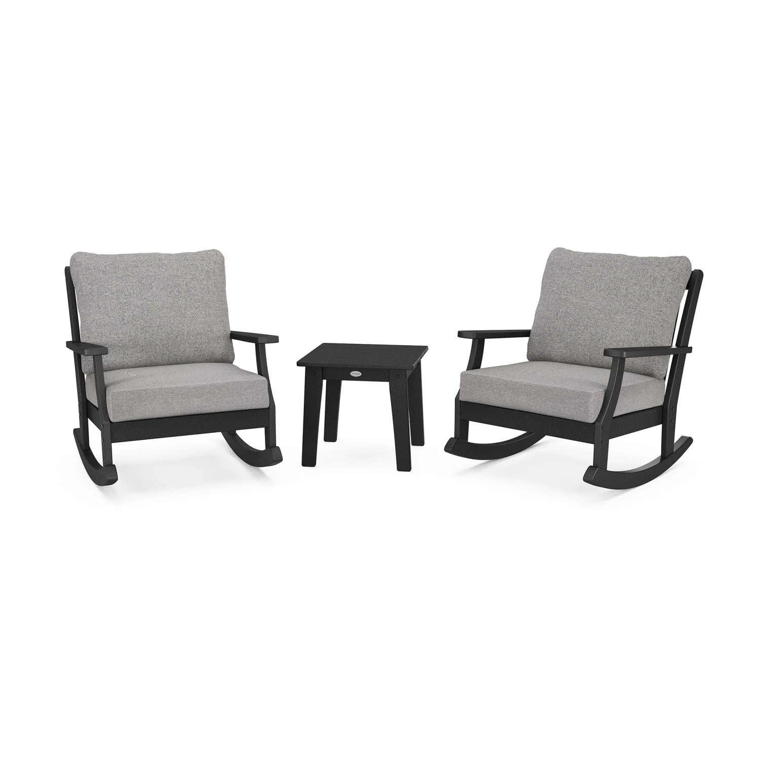 POLYWOOD Braxton 3-Piece Deep Seating Rocker Set 4 POLYWOOD Braxton 3-Piece Deep Seating Rocker Set - Image 2