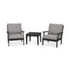 POLYWOOD Braxton 3-Piece Deep Seating Set 1 POLYWOOD Braxton 3-Piece Deep Seating Set -VERMONT WOODS Braxton 3 Piece Deep Seating Set