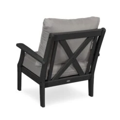POLYWOOD Braxton Deep Seating Chair - Luxury Outdoor Patio Seating -VERMONT WOODS Braxton Deep Seating Chair 1