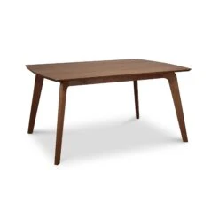 Brighton Solid-Top Dining Table: Mid-Century Modern Solid Wood 25 Brighton Solid-Top Dining Table: Mid-Century Modern Solid Wood -VERMONT WOODS Brighton Solid Top Table 42x60 Natural Walnut