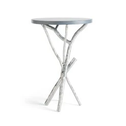 Brindille Handcrafted Accent Table with Solid Wood Top 13 Brindille Handcrafted Accent Table with Solid Wood Top -VERMONT WOODS Brindille Wood Top Accent Table Sterling Grey Maple