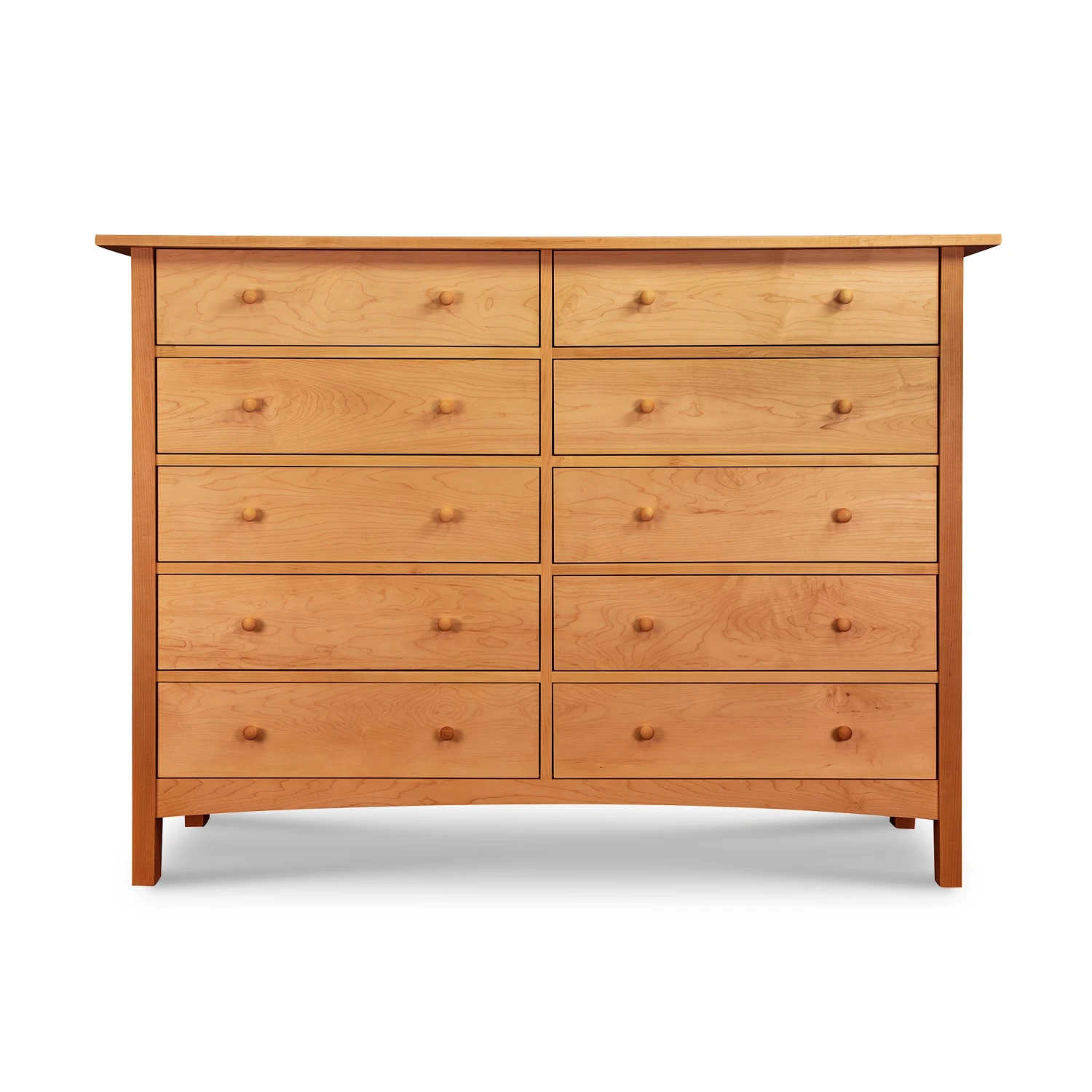 Burlington Shaker Solid Wood 10-Drawer Dresser 4 Burlington Shaker Solid Wood 10-Drawer Dresser - Image 2