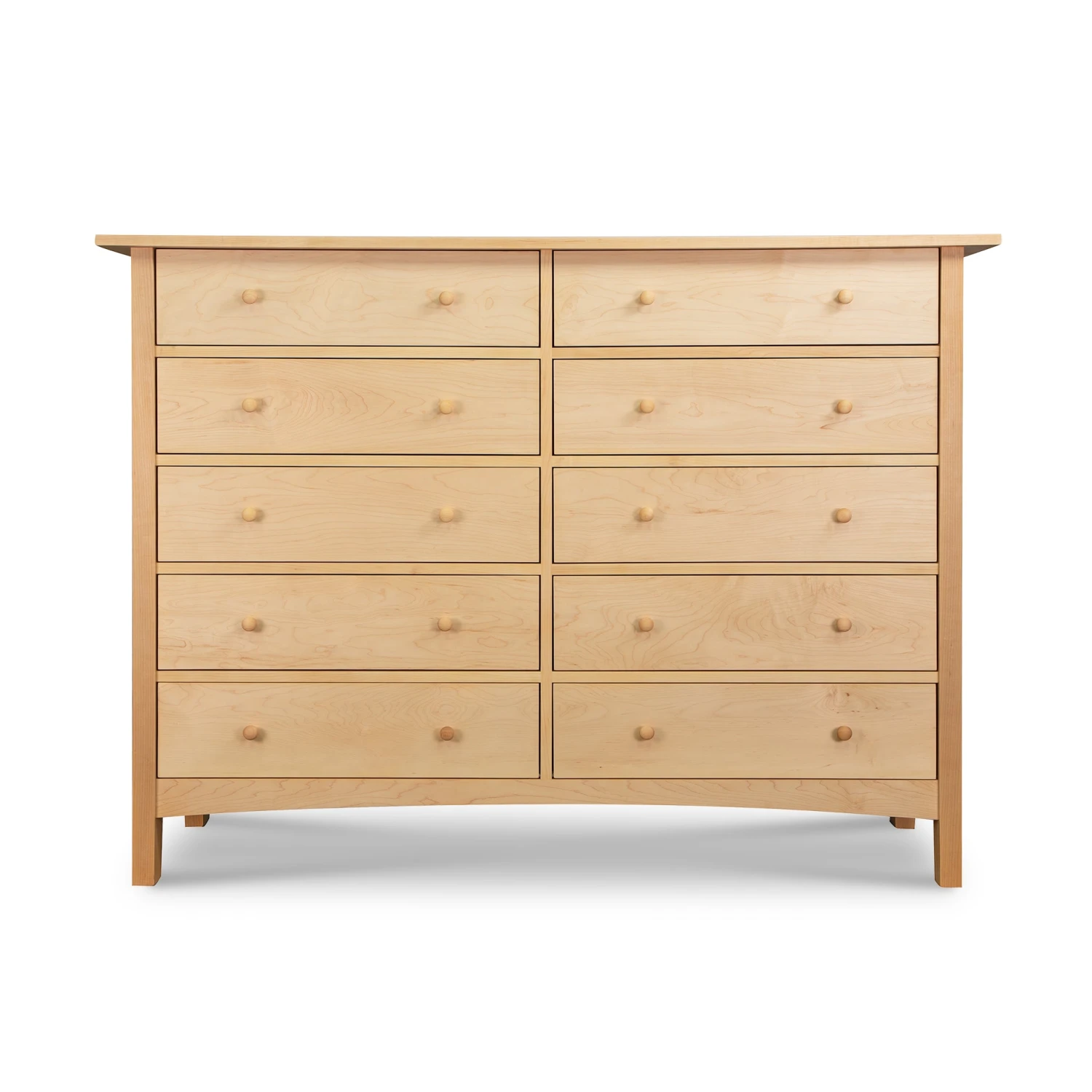 Burlington Shaker Solid Wood 10-Drawer Dresser 5 Burlington Shaker Solid Wood 10-Drawer Dresser - Image 3