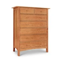 Burlington Shaker 7-Drawer Chest: Handcrafted Vermont Solid Wood