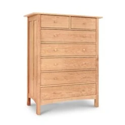 Burlington Shaker 7-Drawer Chest: Handcrafted Vermont Solid Wood 16 Burlington Shaker 7-Drawer Chest: Handcrafted Vermont Solid Wood -VERMONT WOODS Burlington Shaker 7 Drawer Chest Natural Maple