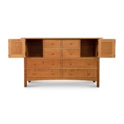 Burlington Shaker 8-Drawer 2-Door Dresser -VERMONT WOODS Burlington Shaker 8 Drawer 2 Door Dresser 2 1ik18w