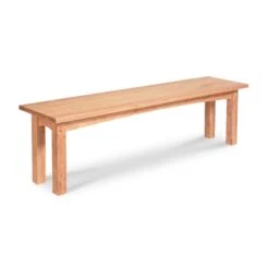 Burlington Shaker Solid Wood Bench - Handcrafted Dining & Entryway Seating 18 Burlington Shaker Solid Wood Bench - Handcrafted Dining & Entryway Seating -VERMONT WOODS Burlington Shaker Bench 64 Inch Natural Maple