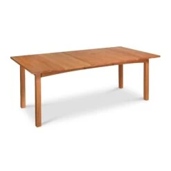 Burlington Shaker Rectangle Extension Dining Table -VERMONT WOODS Burlington Shaker Extension Dining Table 40x60 1 Leaf Natural Cherry