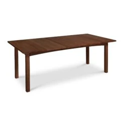 Burlington Shaker Rectangle Extension Dining Table -VERMONT WOODS Burlington Shaker Extension Dining Table 40x60 1 Leaf Natural Walnut