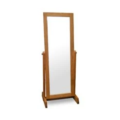 Burlington Shaker Floor Mirror - Handcrafted Vermont Solid Wood
