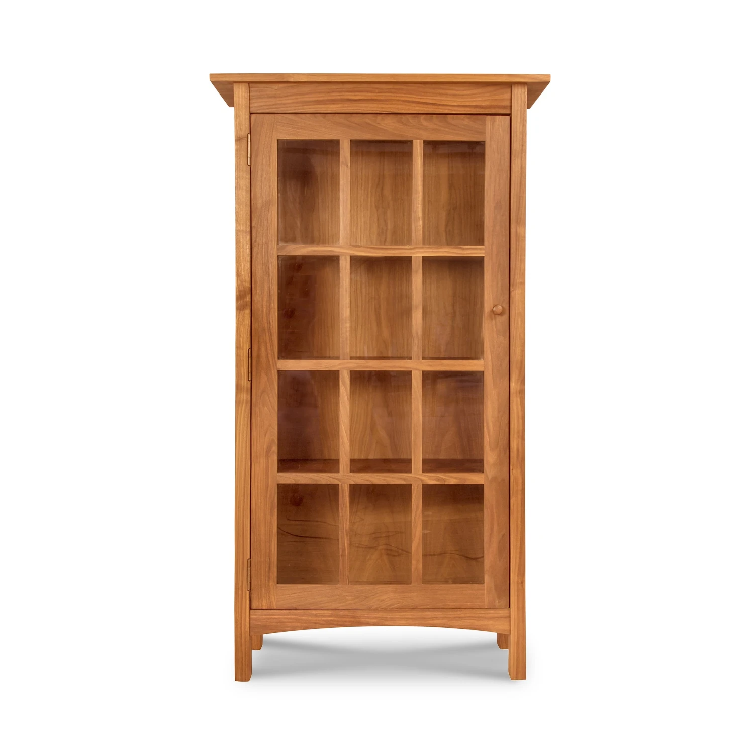 Burlington Shaker Glass Door Bookcase: Handcrafted Solid Wood Storage 7 Burlington Shaker Glass Door Bookcase: Handcrafted Solid Wood Storage - Image 5