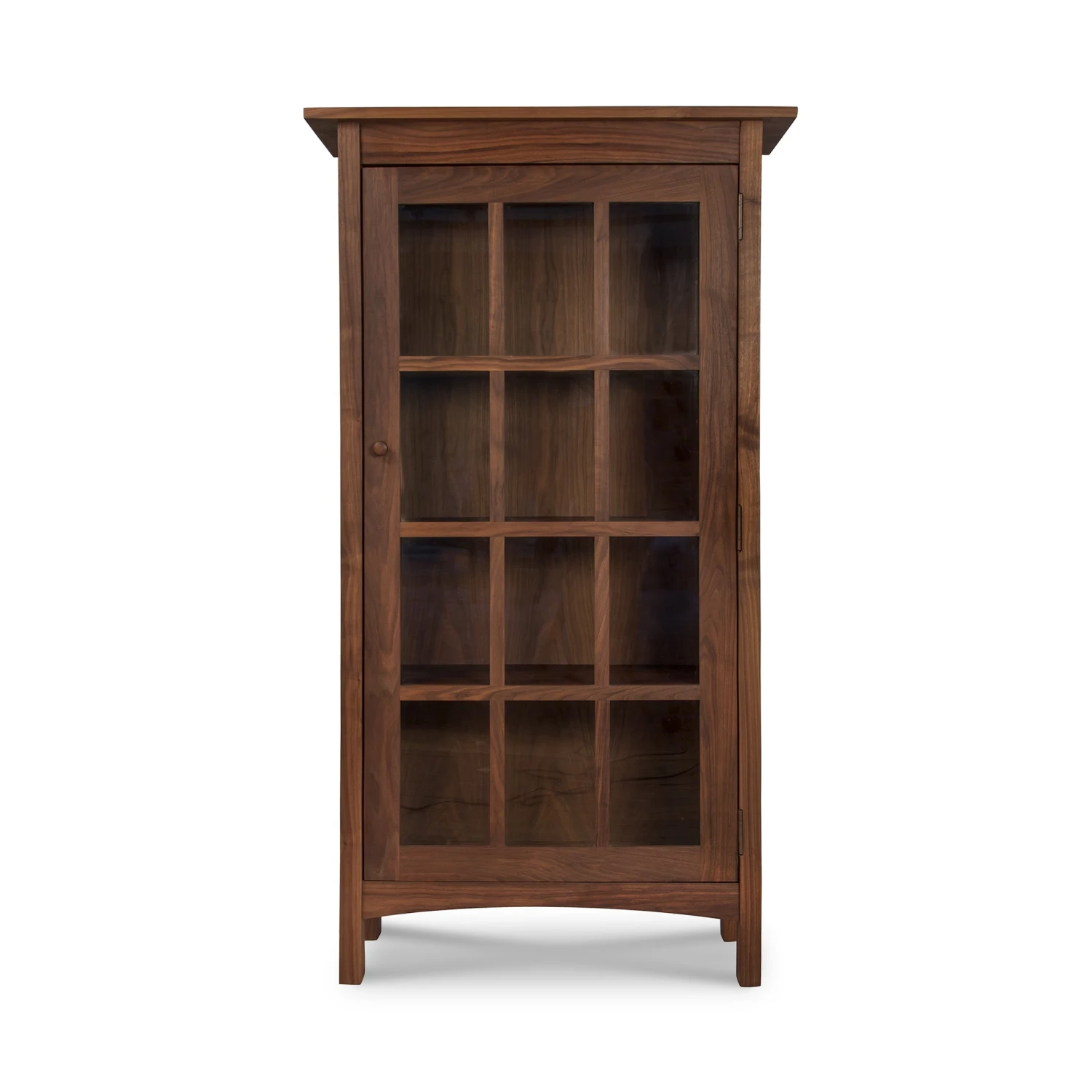 Burlington Shaker Glass Door Bookcase: Handcrafted Solid Wood Storage 6 Burlington Shaker Glass Door Bookcase: Handcrafted Solid Wood Storage - Image 4