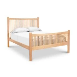 Burlington Shaker High Footboard Solid Wood Bed 11 Burlington Shaker High Footboard Solid Wood Bed -VERMONT WOODS Burlington Shaker High Footboard Bed Natural Maple
