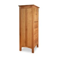 Burlington Shaker Tall Storage Chest - Handcrafted Solid Wood Armoire 19 Burlington Shaker Tall Storage Chest - Handcrafted Solid Wood Armoire -VERMONT WOODS Burlington Shaker Tall Storage Chest 3