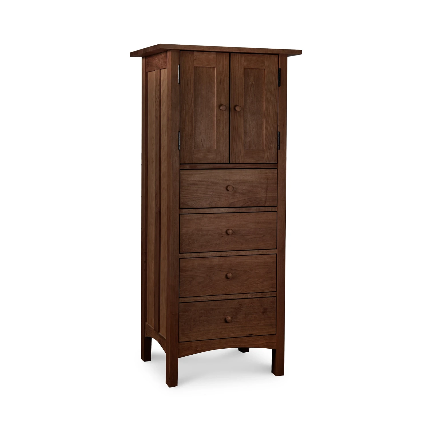 Burlington Shaker Tall Storage Chest - Handcrafted Solid Wood Armoire 16 Burlington Shaker Tall Storage Chest - Handcrafted Solid Wood Armoire - Image 14