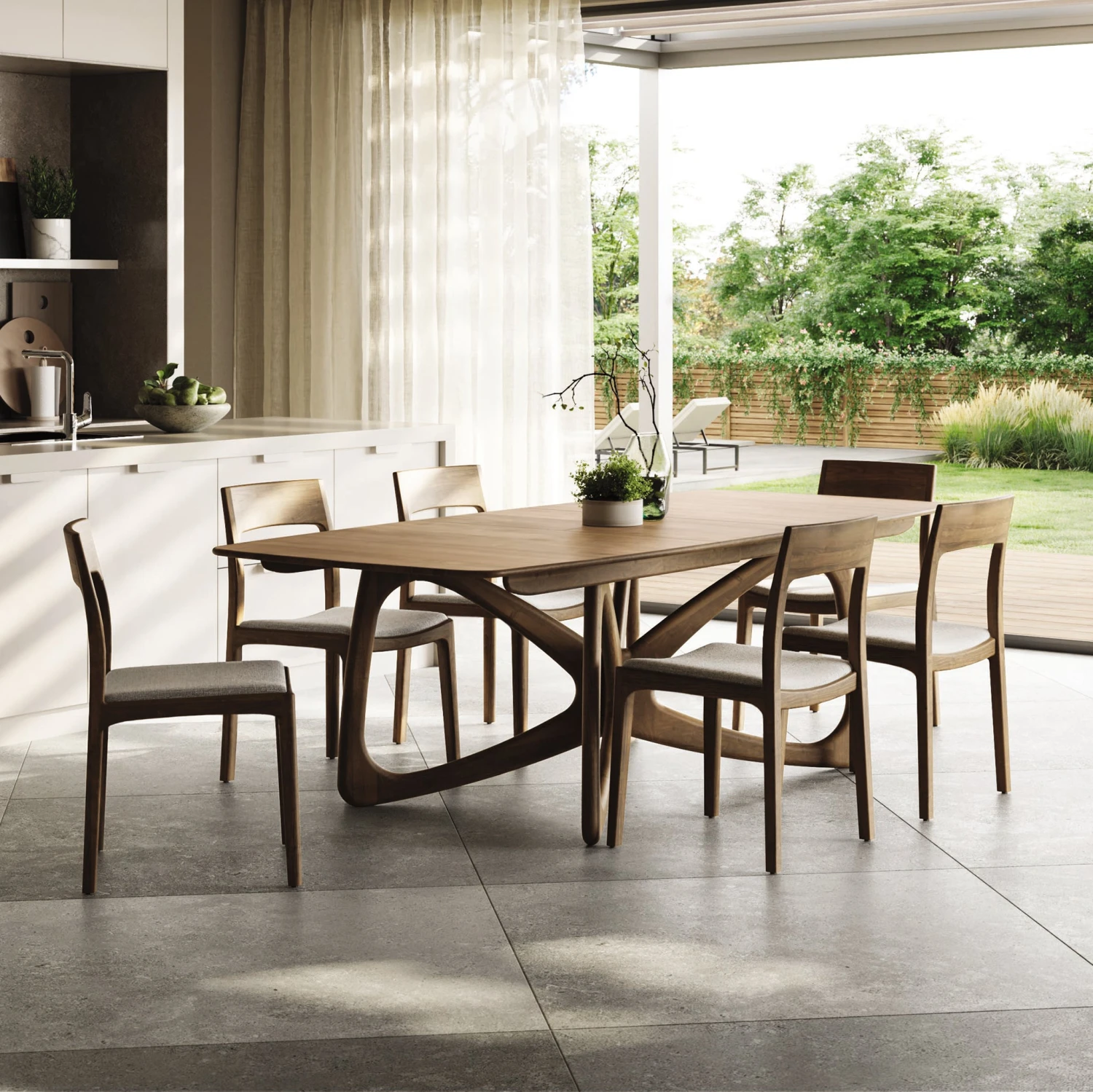 Copeland Butterfly Extension Dining Table 8 Copeland Butterfly Extension Dining Table - Image 6
