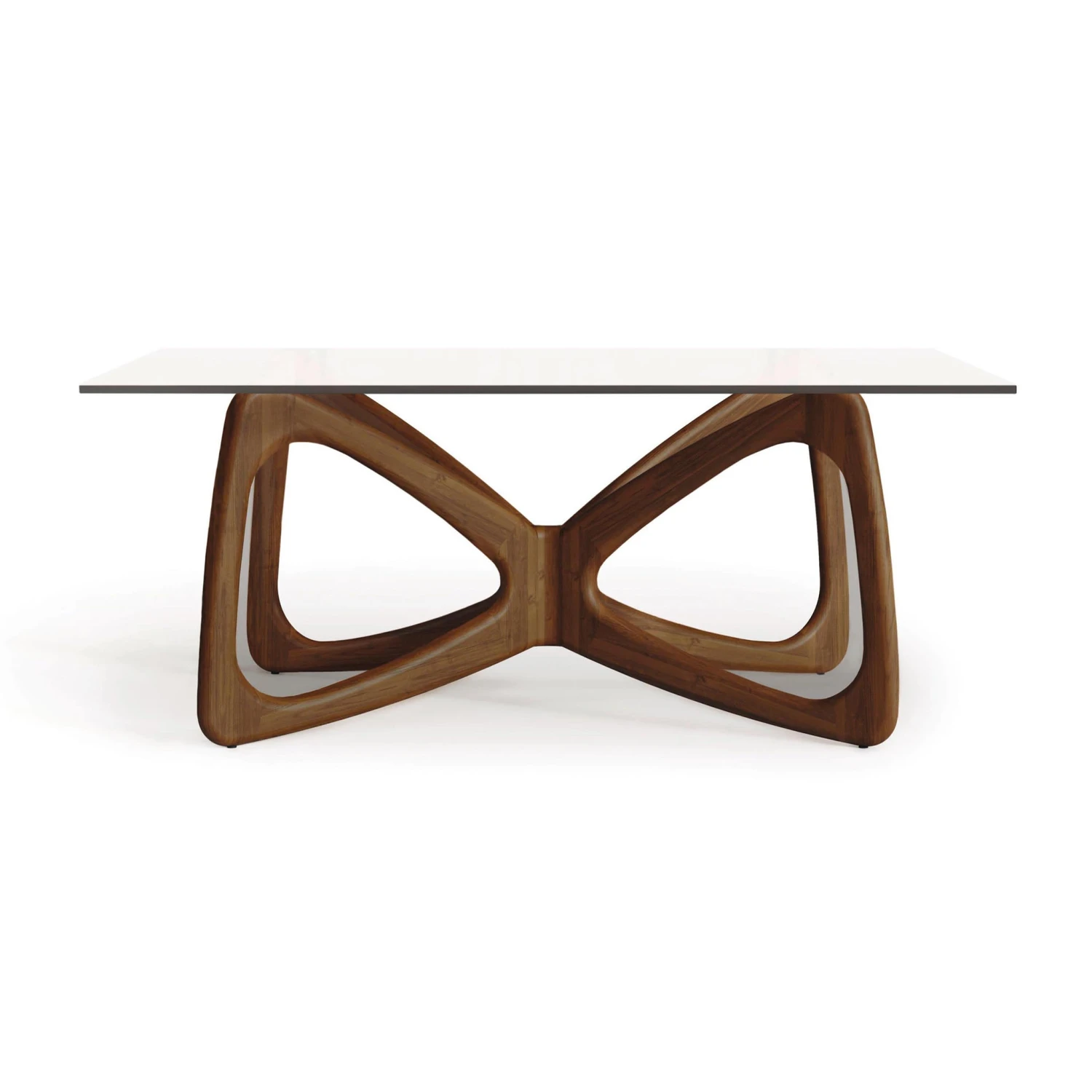 Copeland Butterfly Glass Top Dining Table 4 Copeland Butterfly Glass Top Dining Table - Image 2