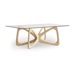 Copeland Butterfly Glass Top Dining Table 20 Copeland Butterfly Glass Top Dining Table -VERMONT WOODS Butterfly Glass Top Table 42x72 Natural Oak