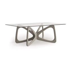 Copeland Butterfly Glass Top Dining Table 25 Copeland Butterfly Glass Top Dining Table -VERMONT WOODS Butterfly Glass Top Table 42x72 Weathered Oak