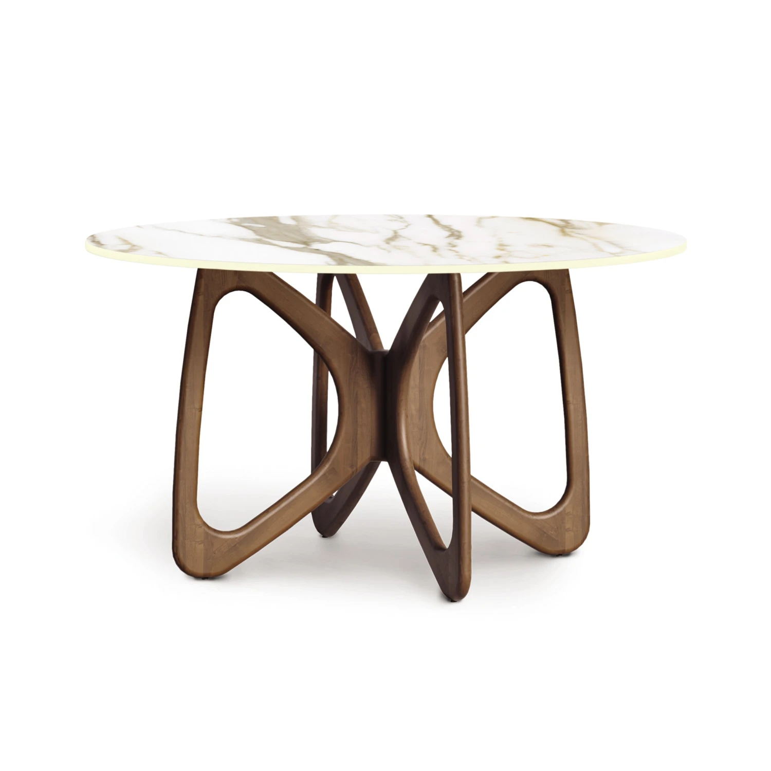 Copeland Butterfly Round Sintered Stone Top Dining Table 8 Copeland Butterfly Round Sintered Stone Top Dining Table - Image 6