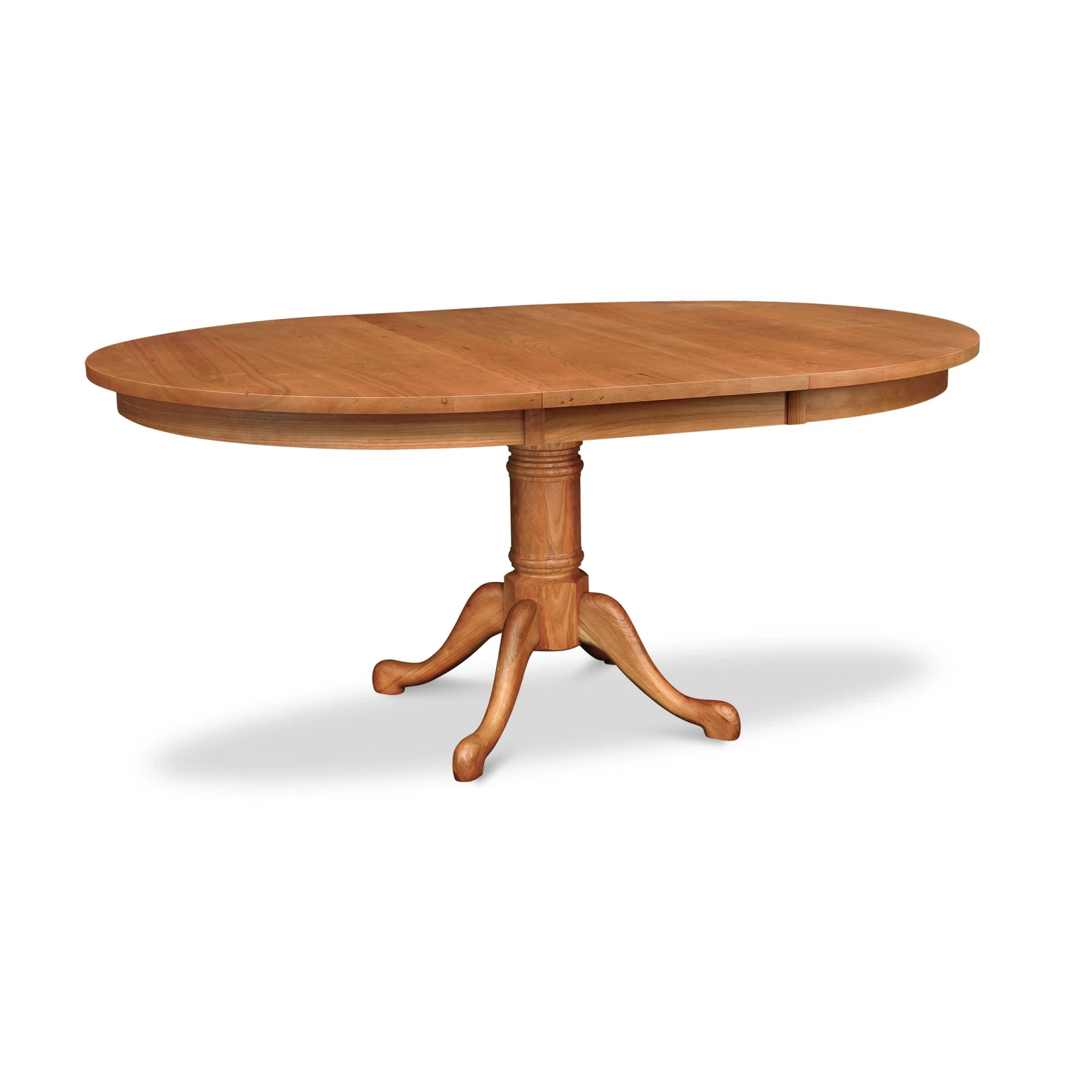 Handcrafted Cabriole Round Pedestal Extension Dining Table 5 Handcrafted Cabriole Round Pedestal Extension Dining Table - Image 3