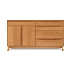 Catalina 5-Drawer, 2-Door Mid-Century Modern Dresser