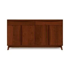 Copeland Catalina Solid Wood 2-Drawer, 4-Door Buffet 13 Copeland Catalina Solid Wood 2-Drawer, 4-Door Buffet -VERMONT WOODS Catalina Cherry 2 Drawer 4 Door Buffet Cognac Cherry 65c71340 fe67 4c4f aac5 02b43398d190