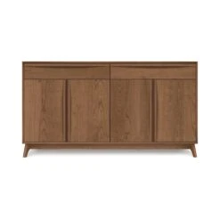 Copeland Catalina Solid Wood 2-Drawer, 4-Door Buffet 14 Copeland Catalina Solid Wood 2-Drawer, 4-Door Buffet -VERMONT WOODS Catalina Cherry 2 Drawer 4 Door Buffet Saddle Cherry 5a56bd7a ffba 439a a140 65eabe9d7615