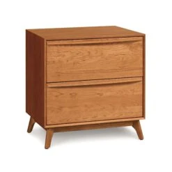 Copeland Catalina 2-Drawer Nightstand -VERMONT WOODS Catalina Cherry 2 Drawer Nightstand Autumn Cherry