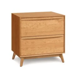 Copeland Catalina 2-Drawer Nightstand -VERMONT WOODS Catalina Cherry 2 Drawer Nightstand Natural Cherry