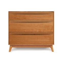 Solid Wood 3-Drawer Chest - Catalina Sustainable Handmade Furniture 11 Solid Wood 3-Drawer Chest - Catalina Sustainable Handmade Furniture -VERMONT WOODS Catalina Cherry 3 Drawer Chest 1