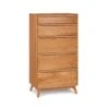 Catalina 5-Drawer Chest - Solid Wood Bedroom Storage -VERMONT WOODS Catalina Cherry 5 Drawer Chest