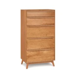 Catalina 5-Drawer Chest - Solid Wood Bedroom Storage