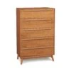 Copeland Catalina 5-Drawer Wide Chest 1 Copeland Catalina 5-Drawer Wide Chest -VERMONT WOODS Catalina Cherry 5 Drawer Wide Chest