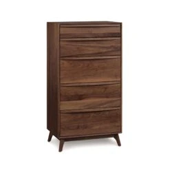 Catalina 5-Drawer Chest - Solid Wood Bedroom Storage 13 Catalina 5-Drawer Chest - Solid Wood Bedroom Storage -VERMONT WOODS Catalina Walnut 5 Drawer Chest