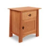 Cherry Moon 1-Drawer Nightstand With Door -VERMONT WOODS Cherry Moon 1 Drawer 1 Door Nighstand