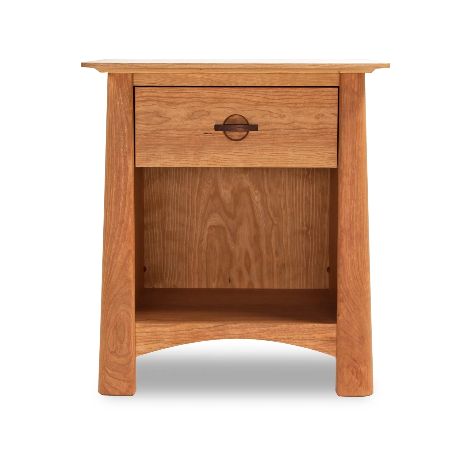 Cherry Moon 1-Drawer Enclosed Shelf Nightstand 4 Cherry Moon 1-Drawer Enclosed Shelf Nightstand - Image 2